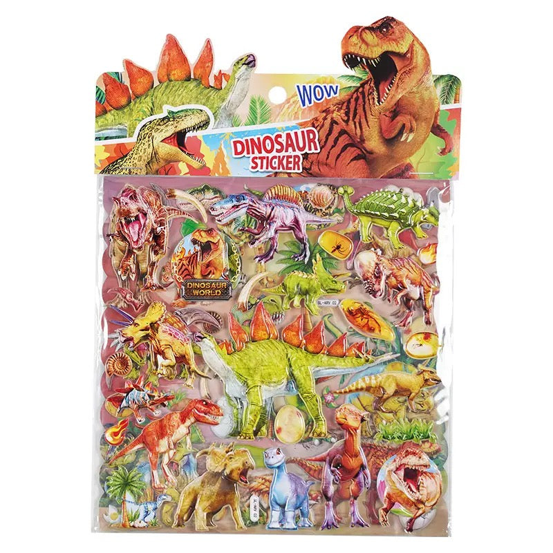 Dino Puffy Sticker