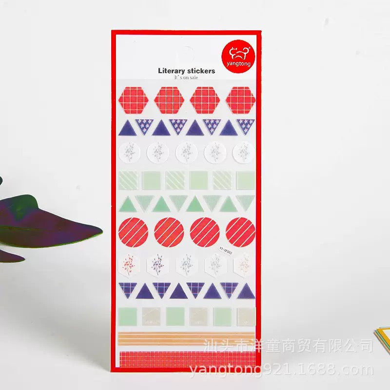 Daily Deco Shapes Sticker