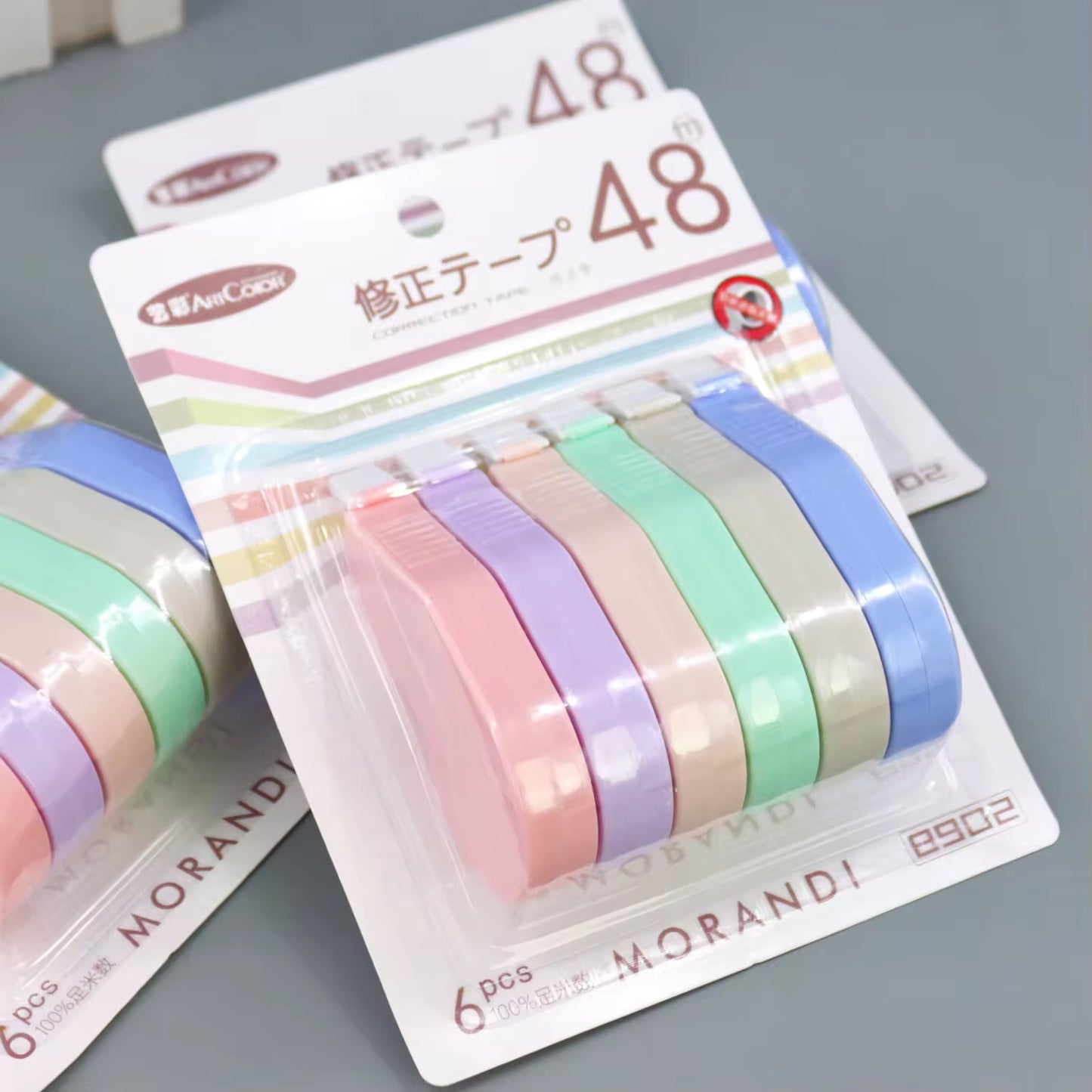 Morandi 6 Pcs Correction Tape