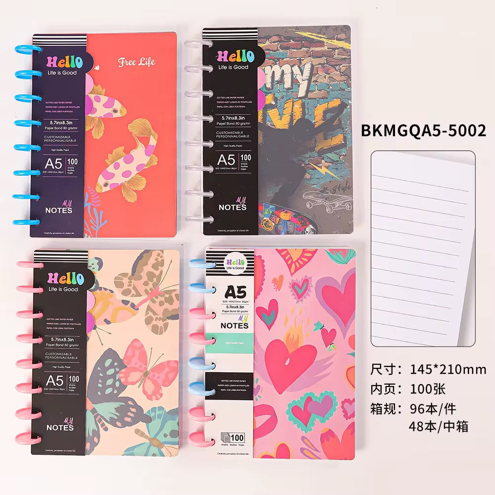 Disc Notebook A5