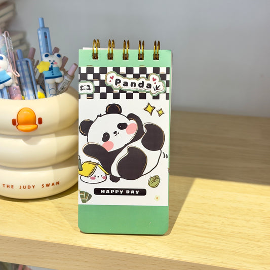 Panda Spiral Notepad