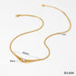 Retro Enamel Stone Anti Tarnish Necklace