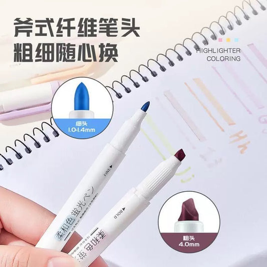 Dual-Tip Pastel Highlighter