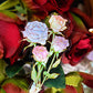 Vintage Rosegarden Mini Bookmark