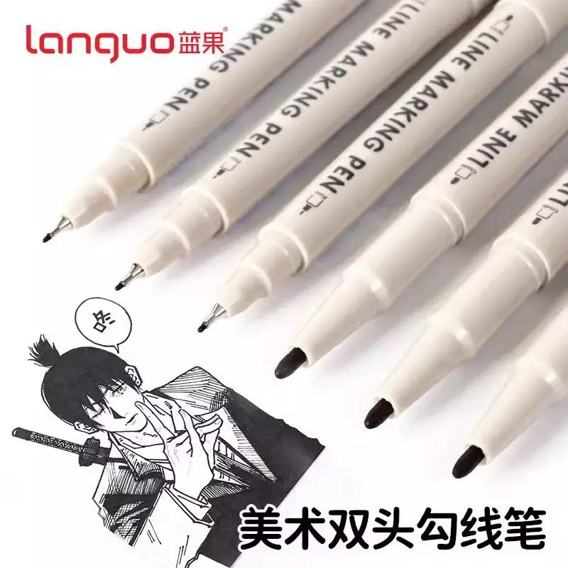 Line Marking Double-Tip Pen Set