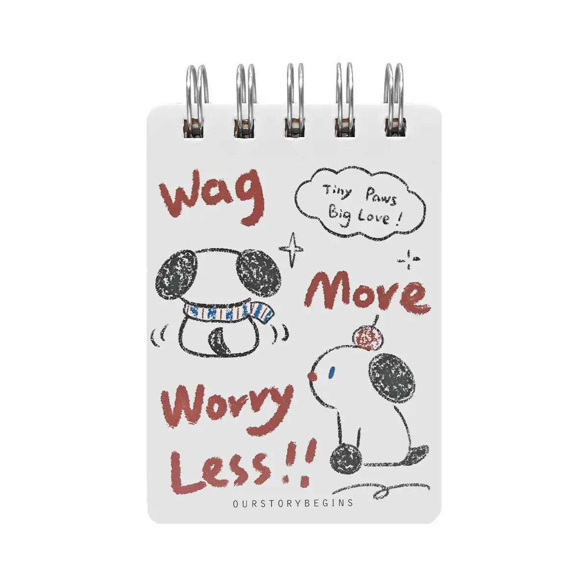 Happy Dog Spiral Diary