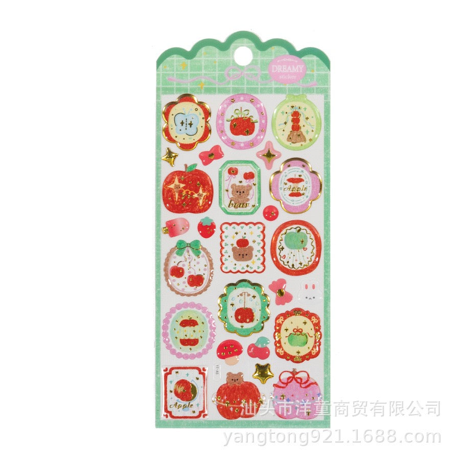 Transparent Wax Stamp Sticker