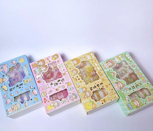 Kawaii Washi Tapes With Stickers