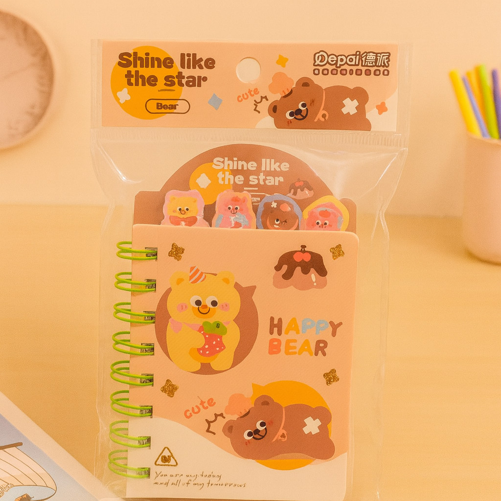 Kawaii Mini Spiral Diary