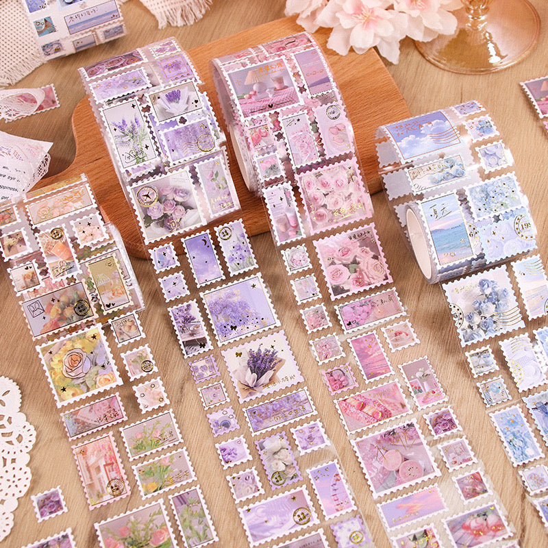 Aesthetic Deco Stamp Sticker Roll