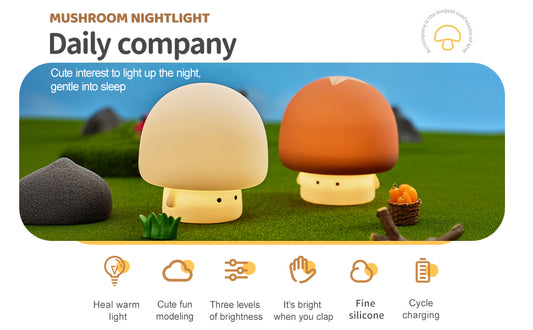 Mushroom Silicone Lamp