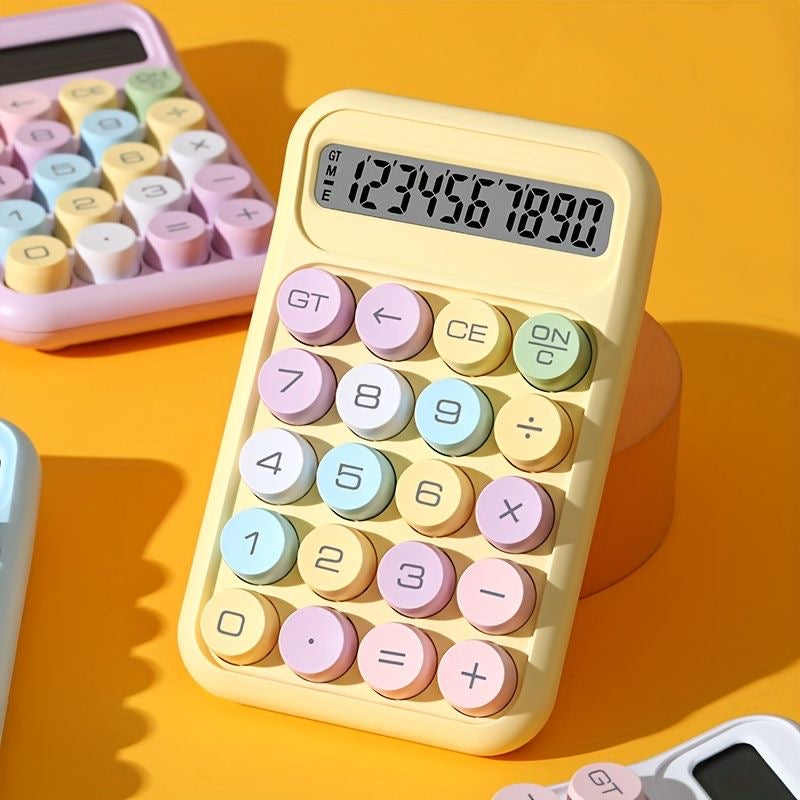 Pastel Mechanical Calculator