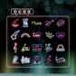 Neon Deco Journaling Sticker