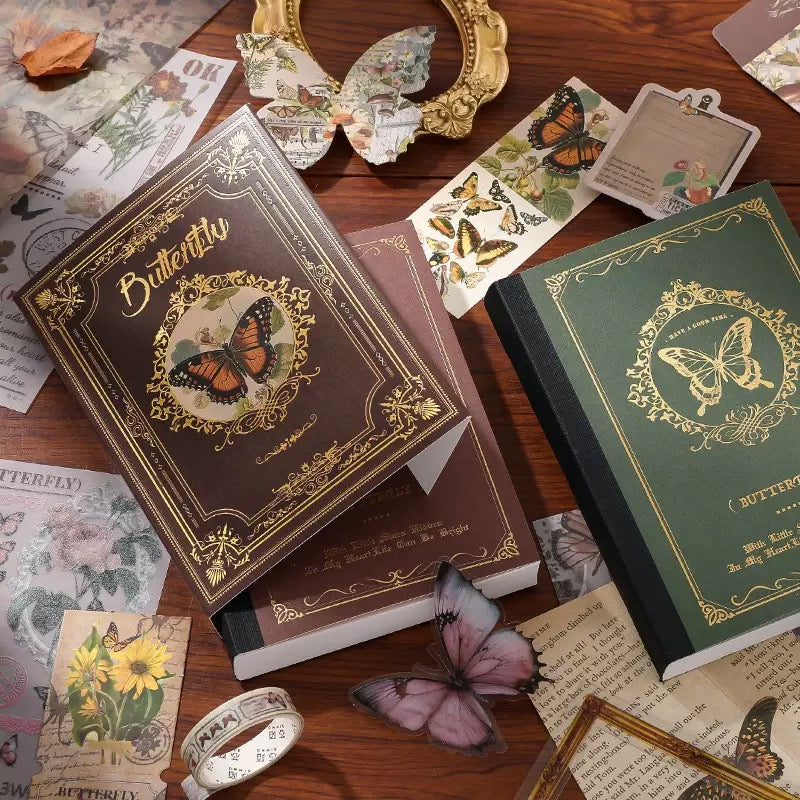 Vintage Butterfly Journaling Kit
