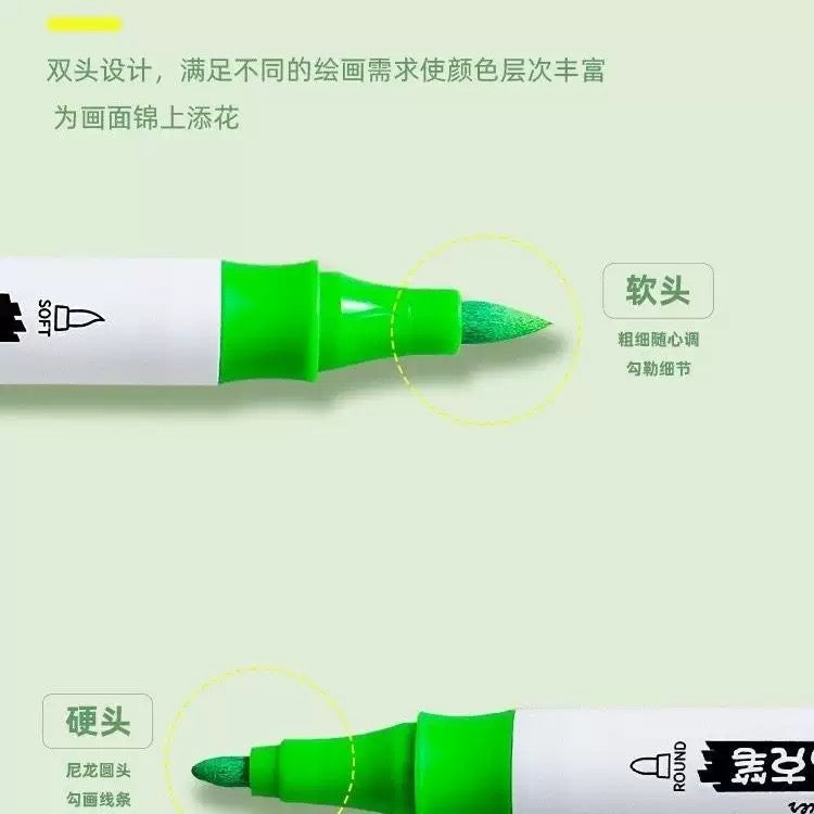 Kawaii Dual-Tip Acrylic Markers