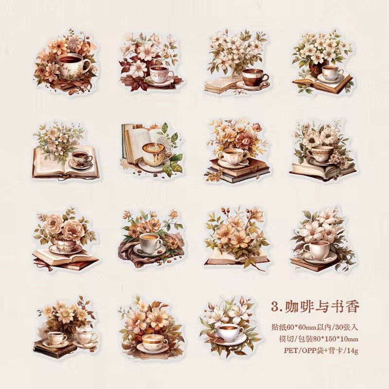 Coffee Diary Pet Stickers