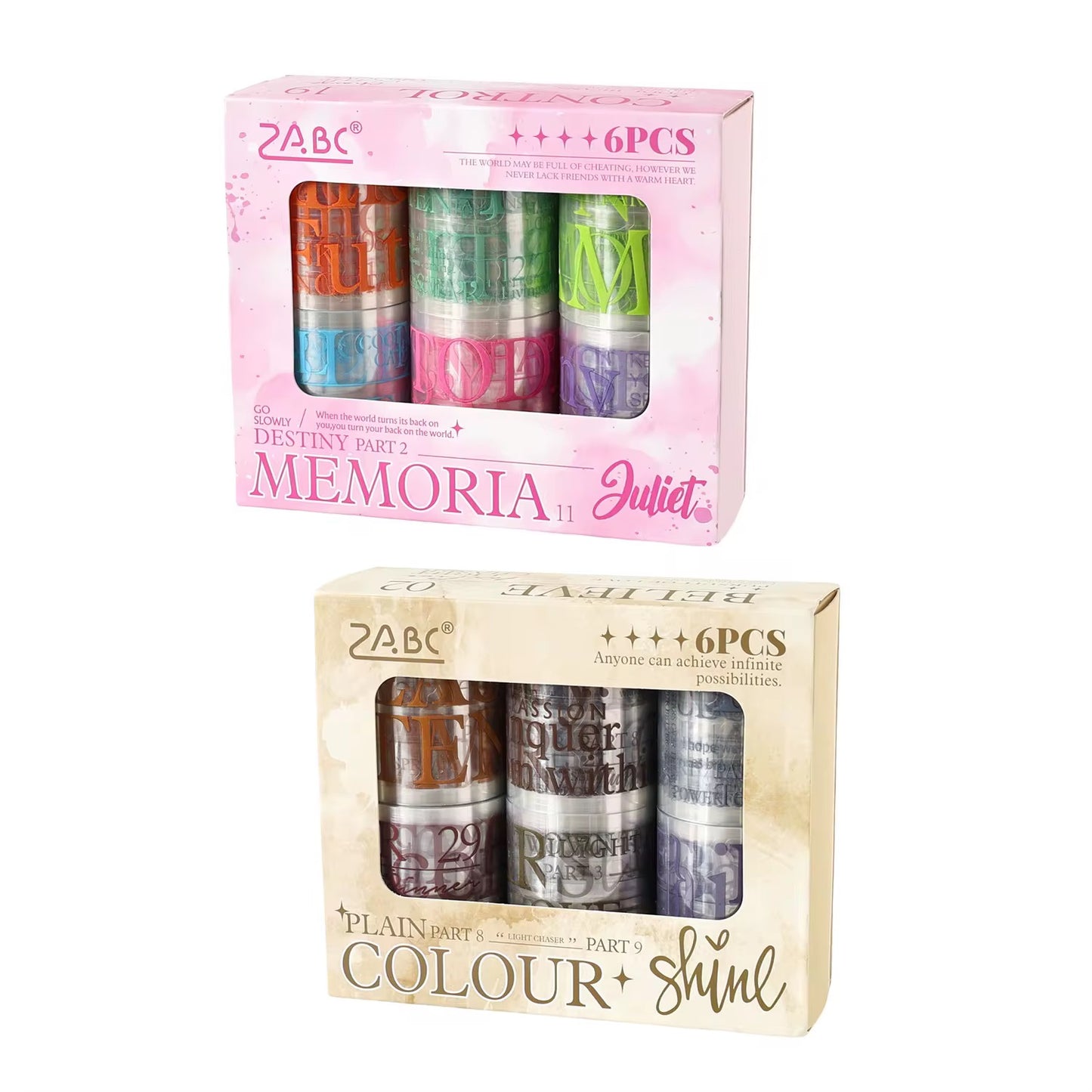 Color Qoute Pet Washitape Set