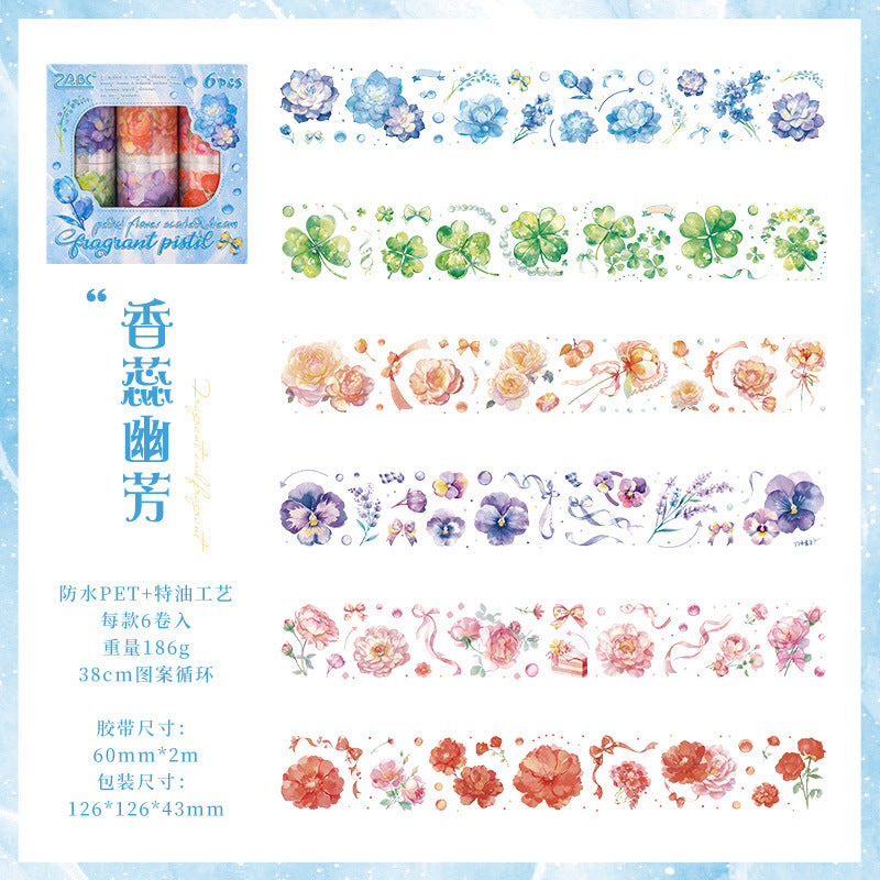 Journal Pet Sticker Roll (6 Roll Box)