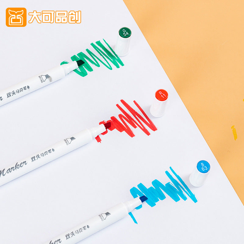 Dual Tip Brush Pen Set 12 PCs