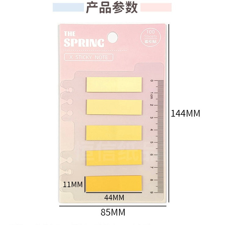 Mini Morandi Transparent Sticky Note