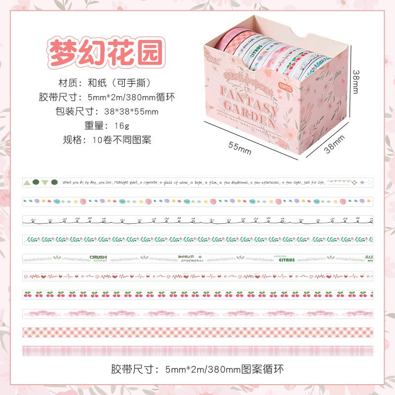 Kawaii Mini Washitape Rolls