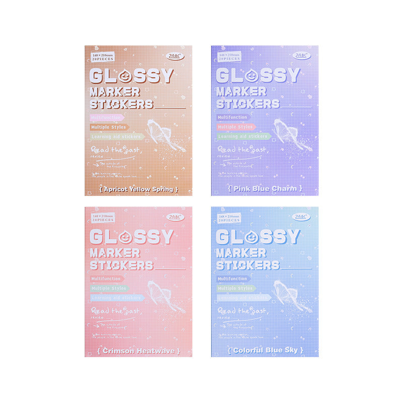 Glossy Marker Journaling Stickers