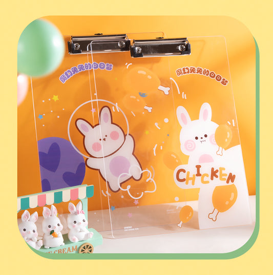 Kawaii Transparent Exam Pad