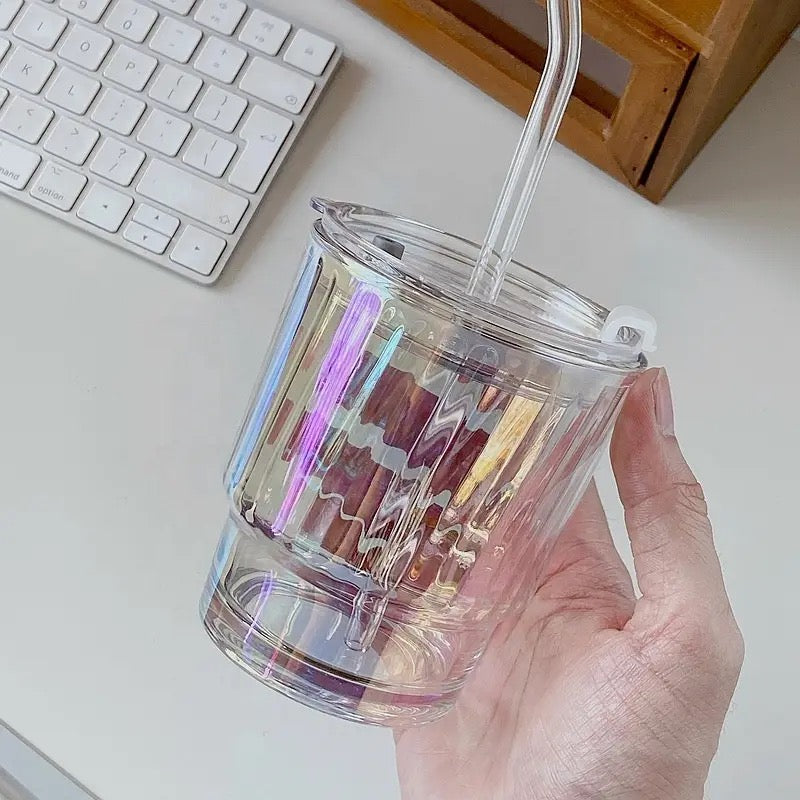 Holographic Glass Tumbler