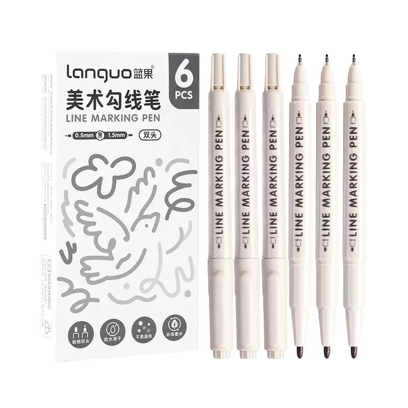 Line Marking Double-Tip Pen Set