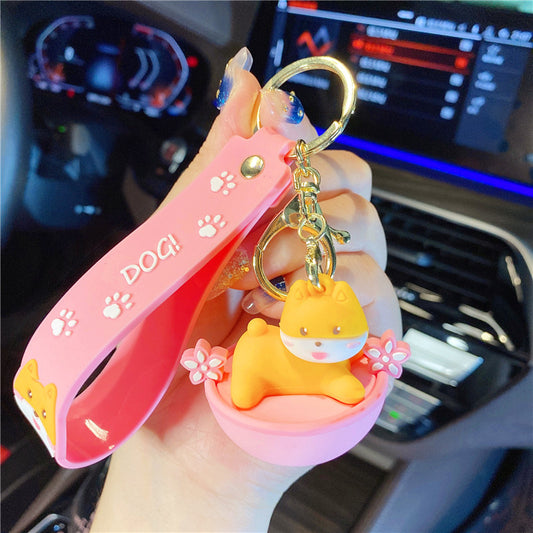 Cute Puppy Keychain