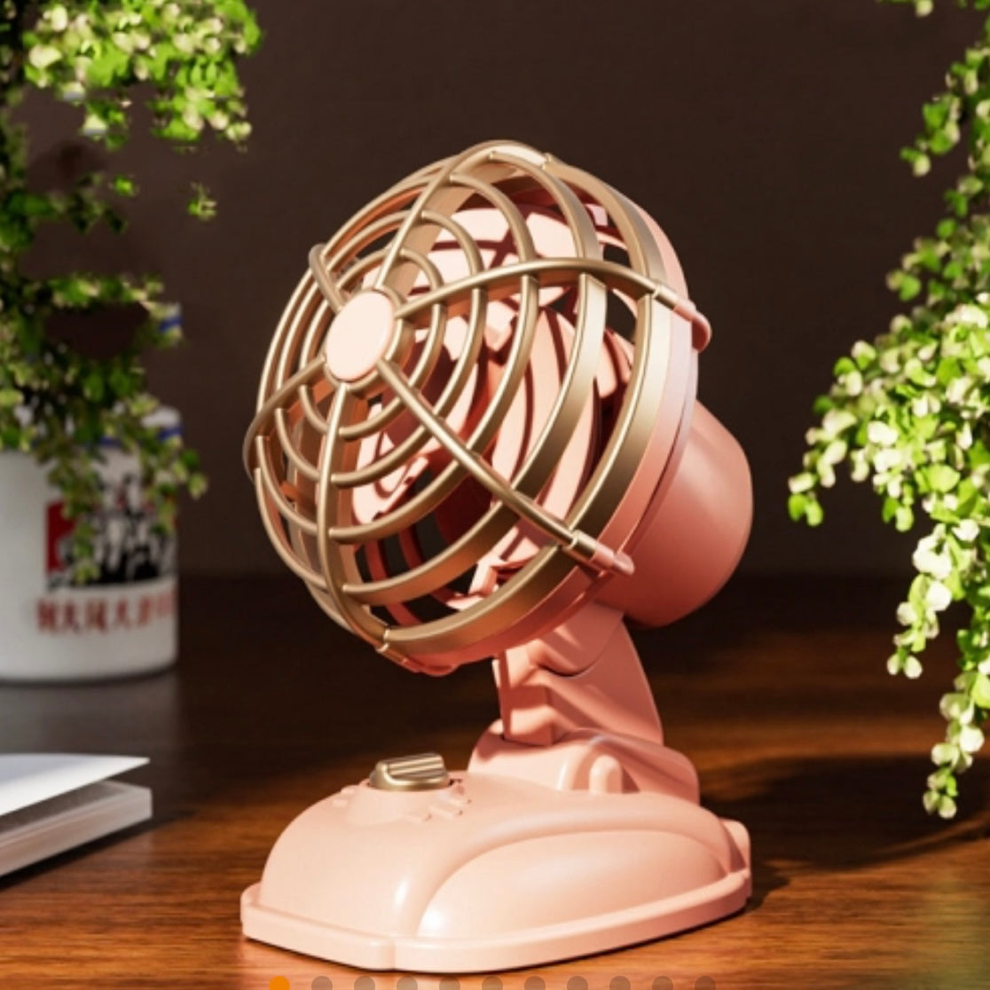 Retro Table Mini Fan