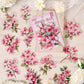 Floral Deco Stickers 20 Pcs