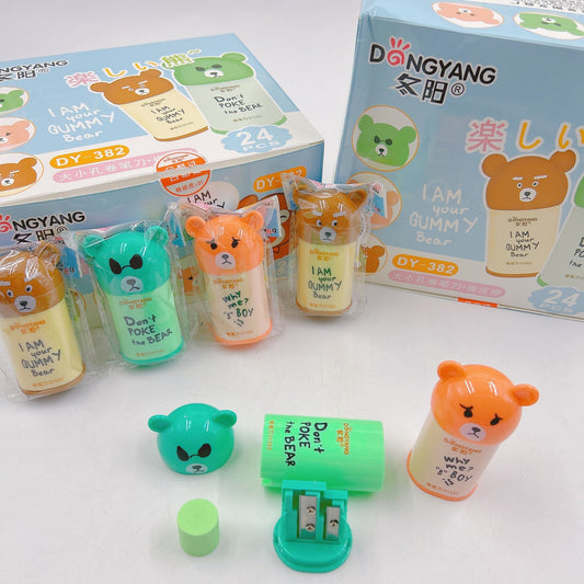 Bear Sharpener and Eraser