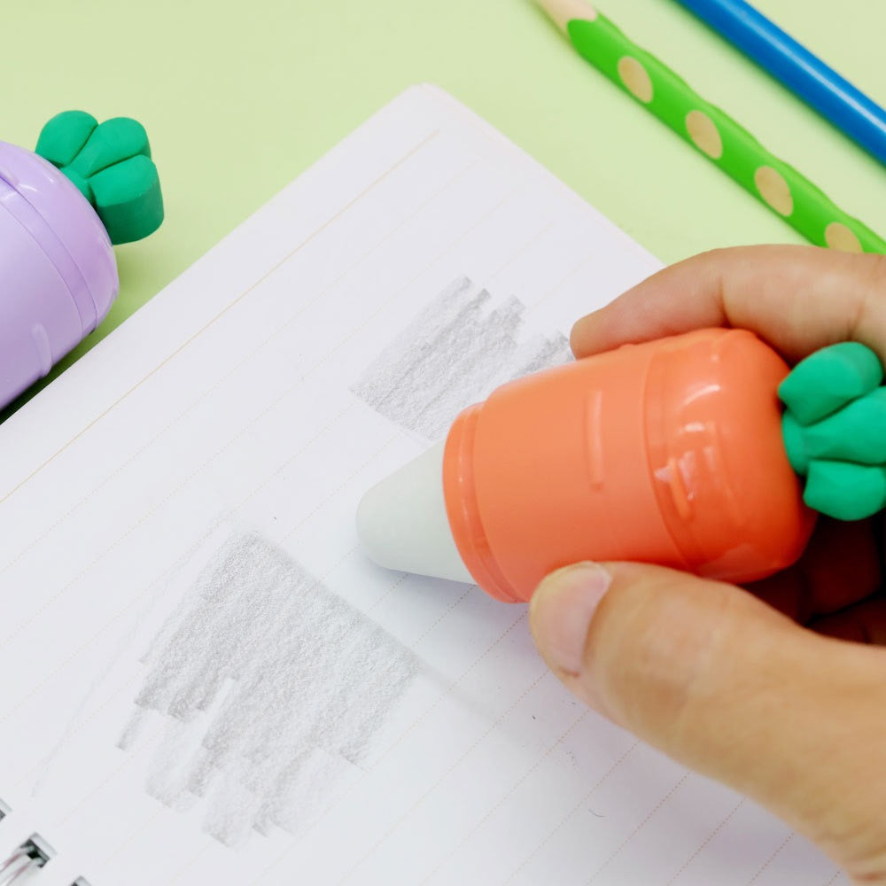 Carrot Eraser Sharpener