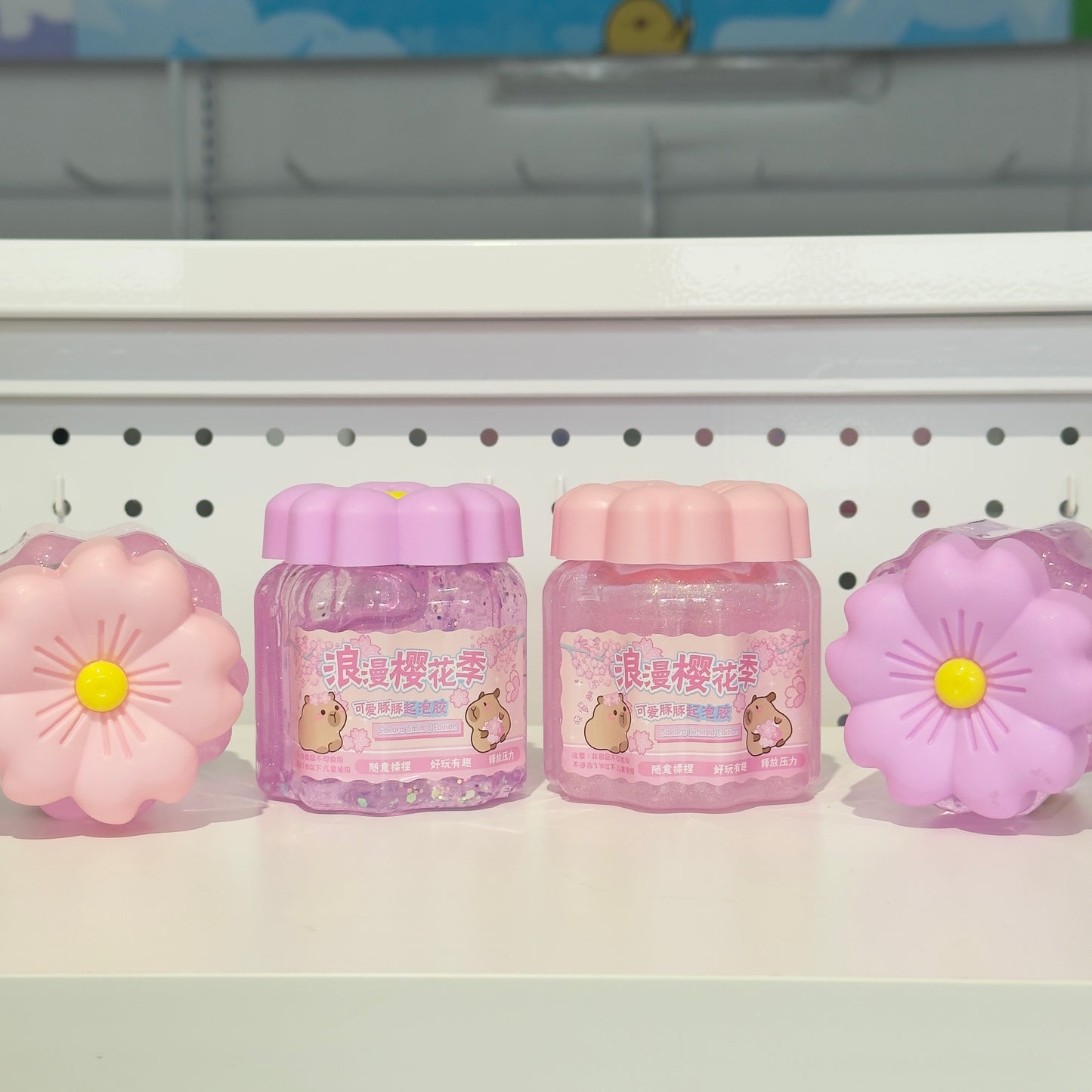 Capybara Glitter Slime