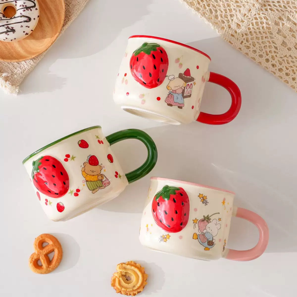 Strawberry Ceramic Mug