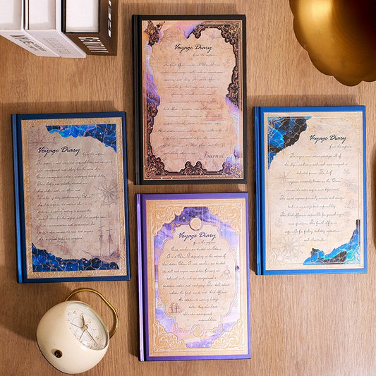 Vintage Voyage Hardcover Diary
