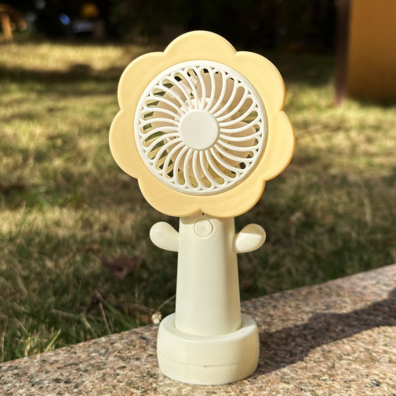 Floral Mini Fan