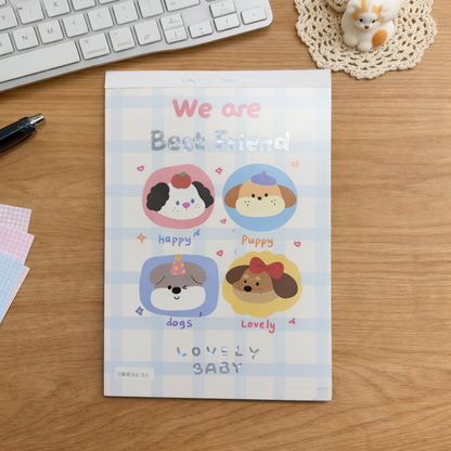Kawaii Puppy Paper Pad