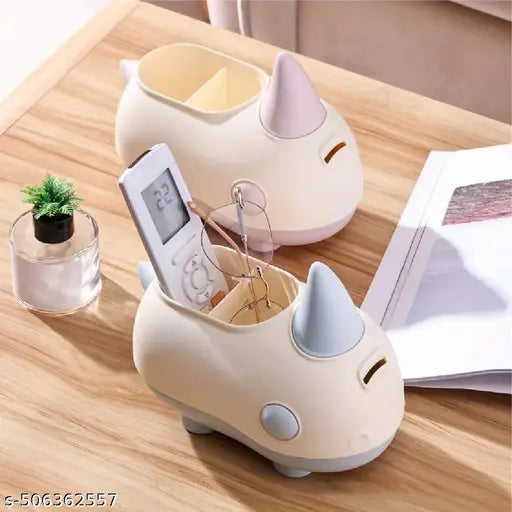 Dino Pen Holder W Money Bank