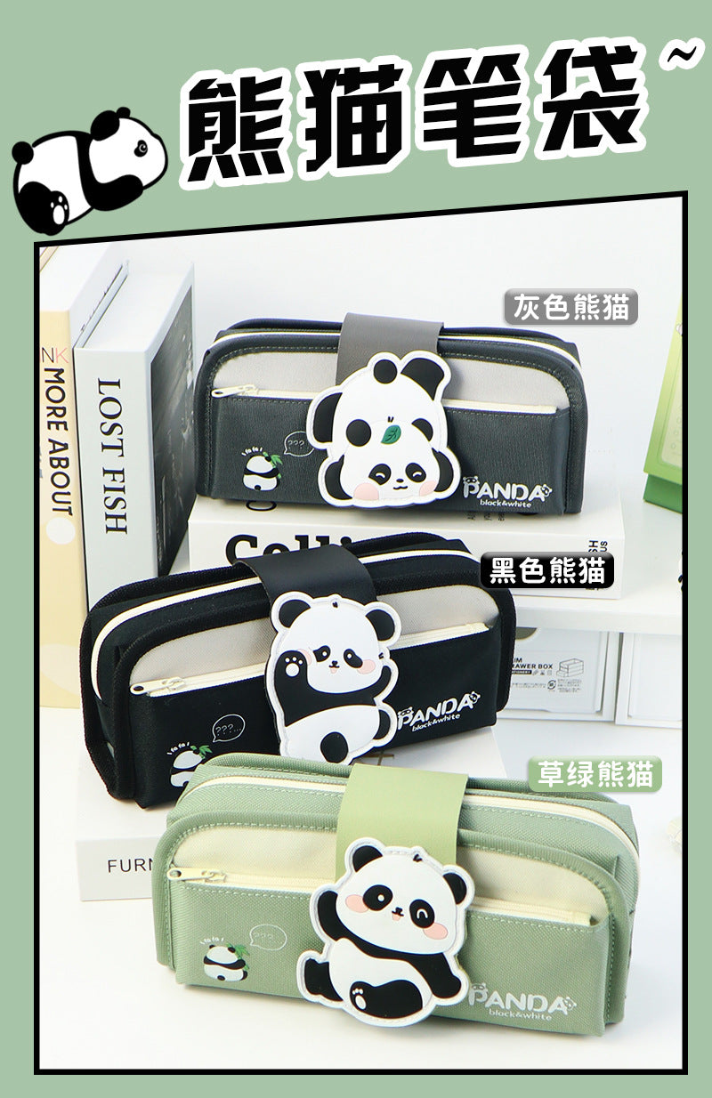 Panda mix color pencil pouch