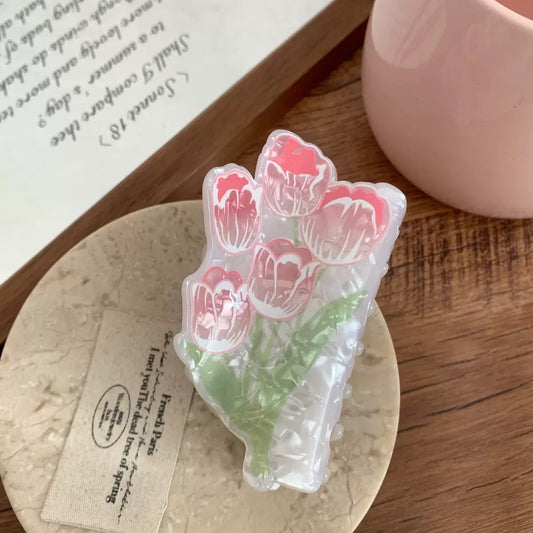 Tulip hair clip