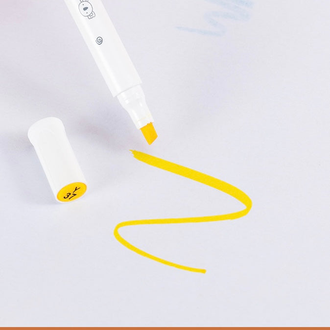 Dual Tip Brush Pen Set 12 PCs