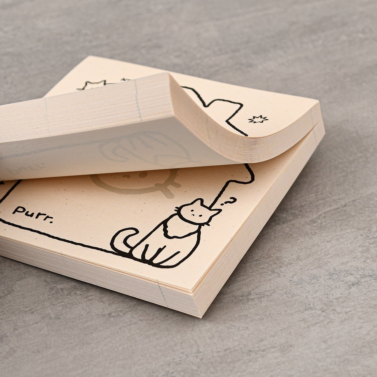 Doodle Kitty Sticky Note