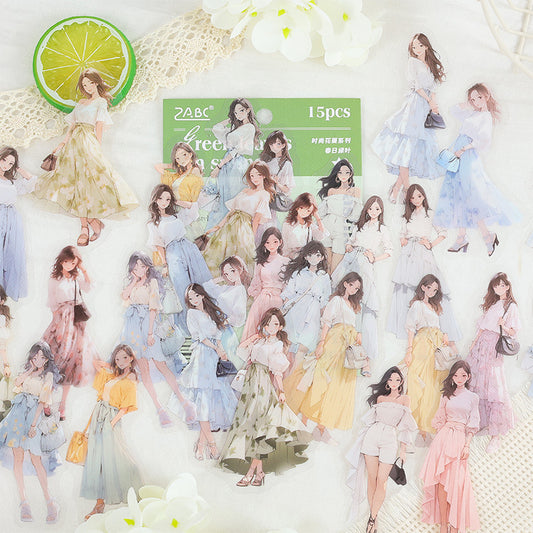 Transparent Girly Deco Sticker Pack