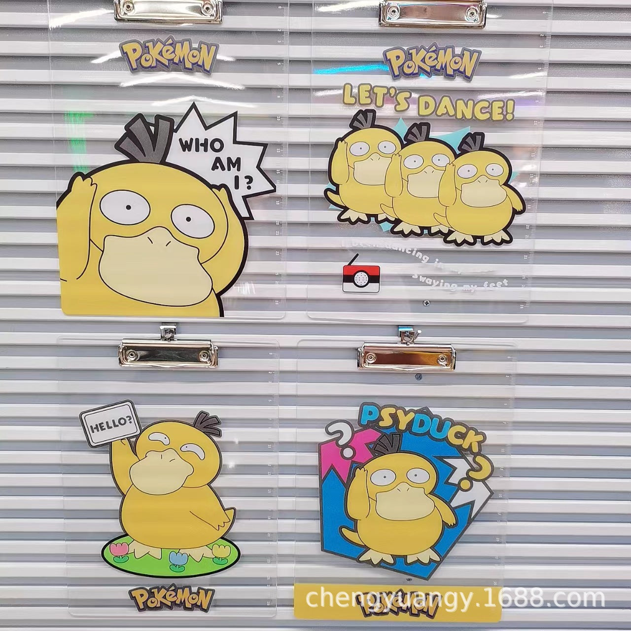 Kawaii Transparent Exam Pad