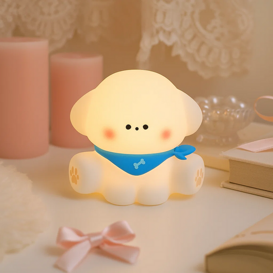 Cute Puppy Silicone Lamp