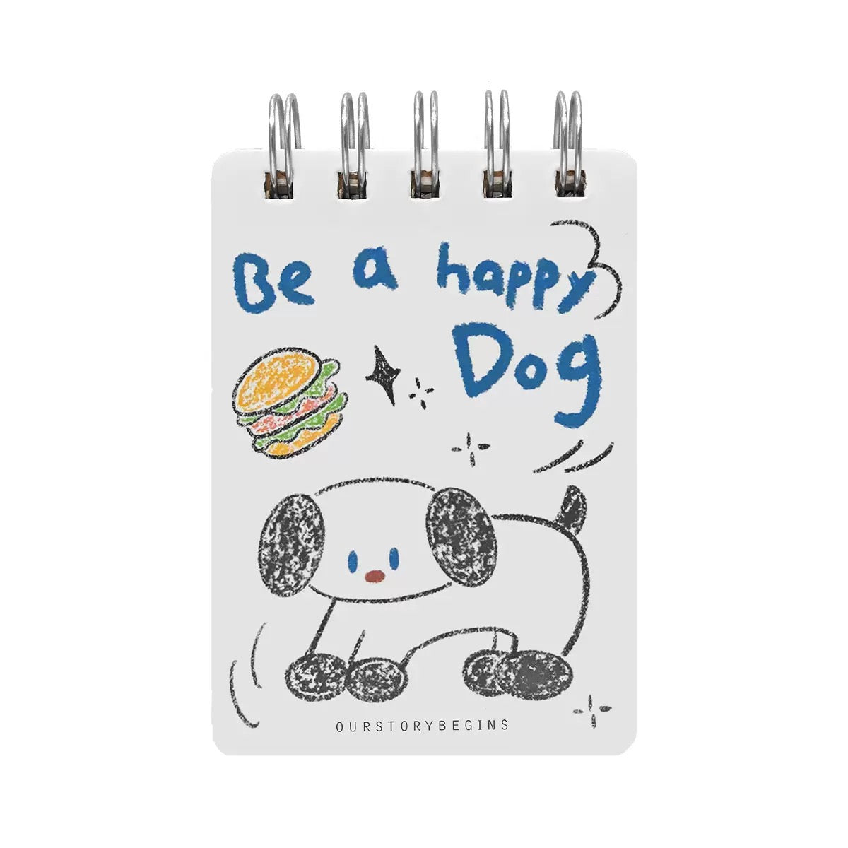 Happy Dog Spiral Diary
