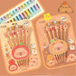 Capybara Pencil and Eraser (6 pencil and 6 eraser)