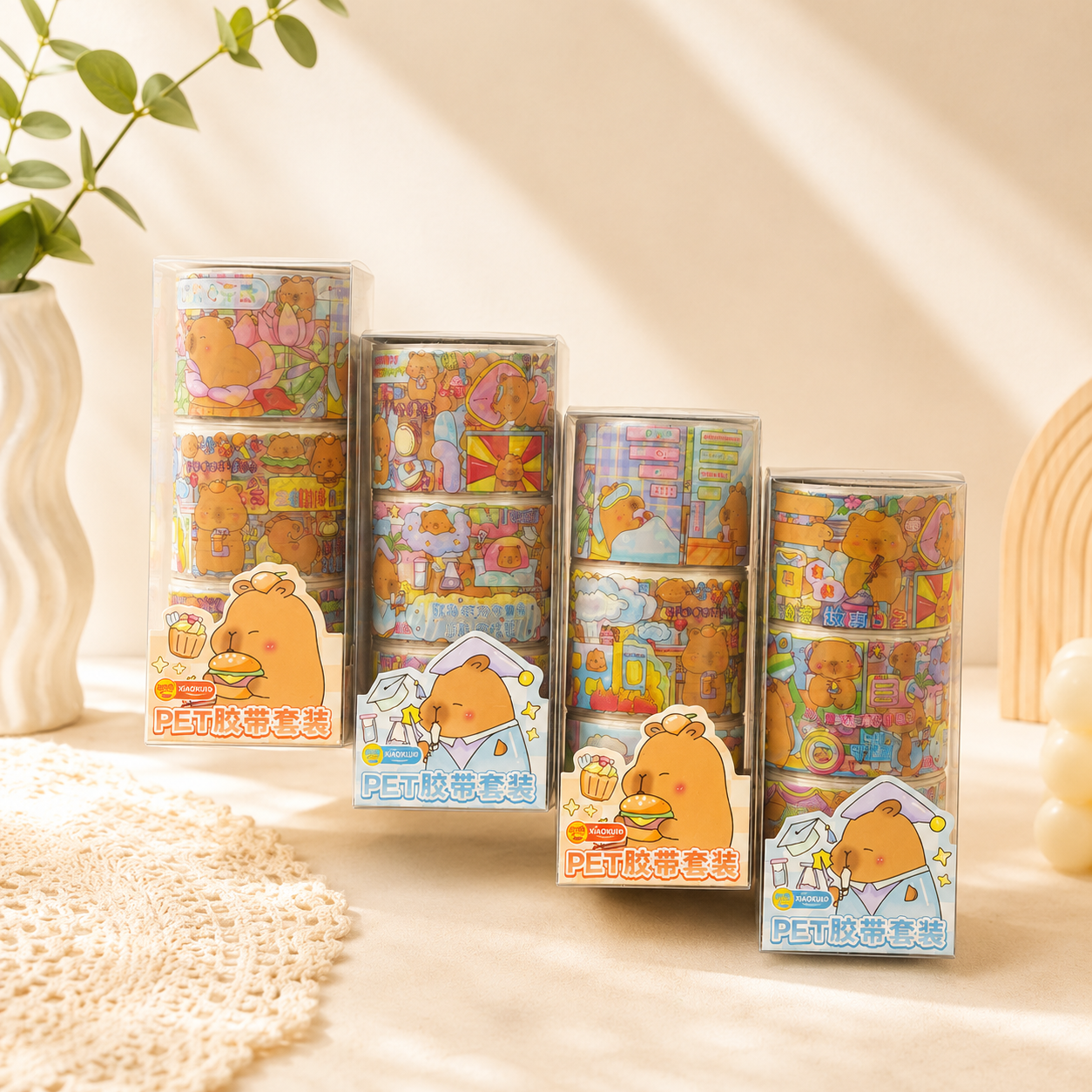 Capybara Sticker Roll